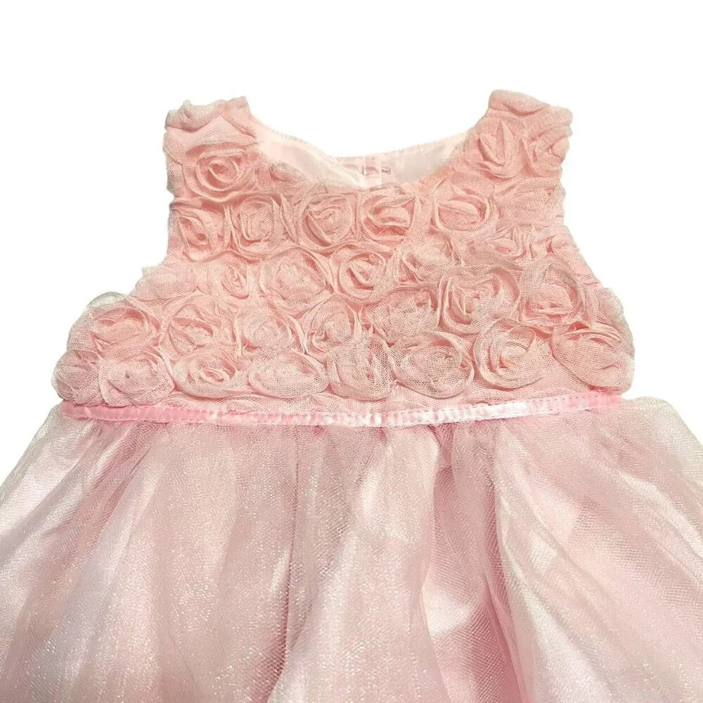 Marmellata 18m Pink Rose Tulle Special Occasion Dress